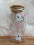 Cutesy Ghost Glass Can (16 oz)