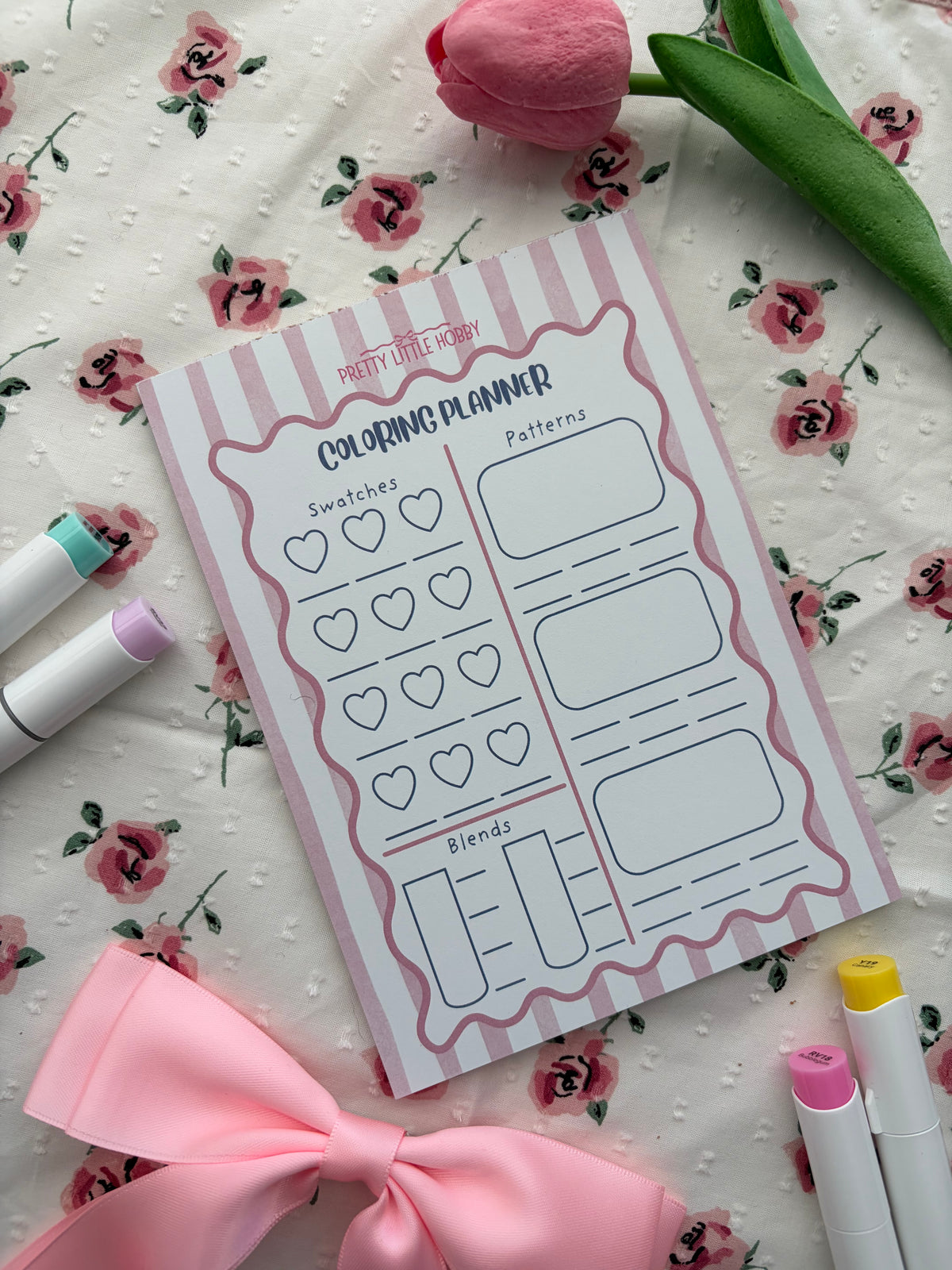 Coloring Planner Notepad