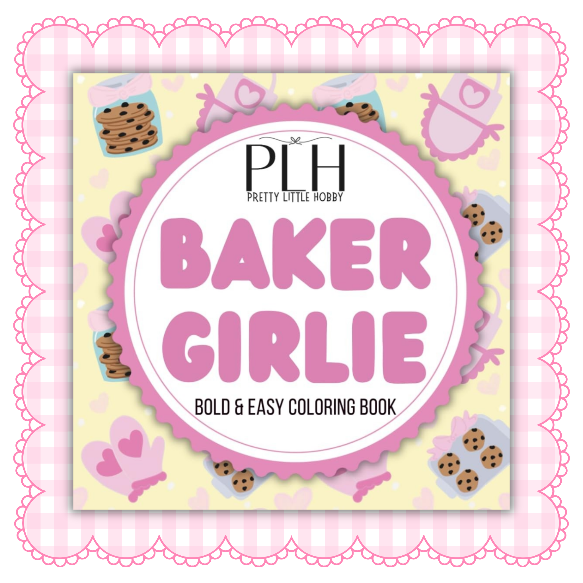 Baker Girlie Bold & Easy Coloring Book