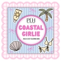 Coastal Girlie Bold & Easy Coloring Book