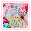 Cutesy Coastal Punch Needle Coaster Kit - Seashell Design