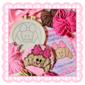 Cutesy Croissant Punch Needle Coaster Kit