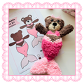 Cutie Bear Mermaid Punch Needle Plushie Kit