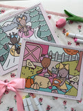 Coquette Cutie Coloring Book: Cozy Fall & Winter Spiral Bound